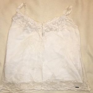 Summer white lace top